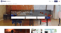Desktop Screenshot of deskbookers.com
